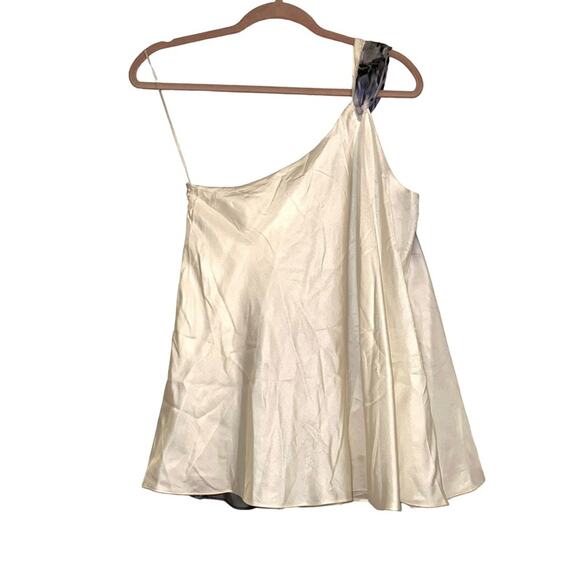 NWOT Banana Republic X Piece & Co Limited Edition One Shoulder Abstract Top 4 - Picture 2 of 7